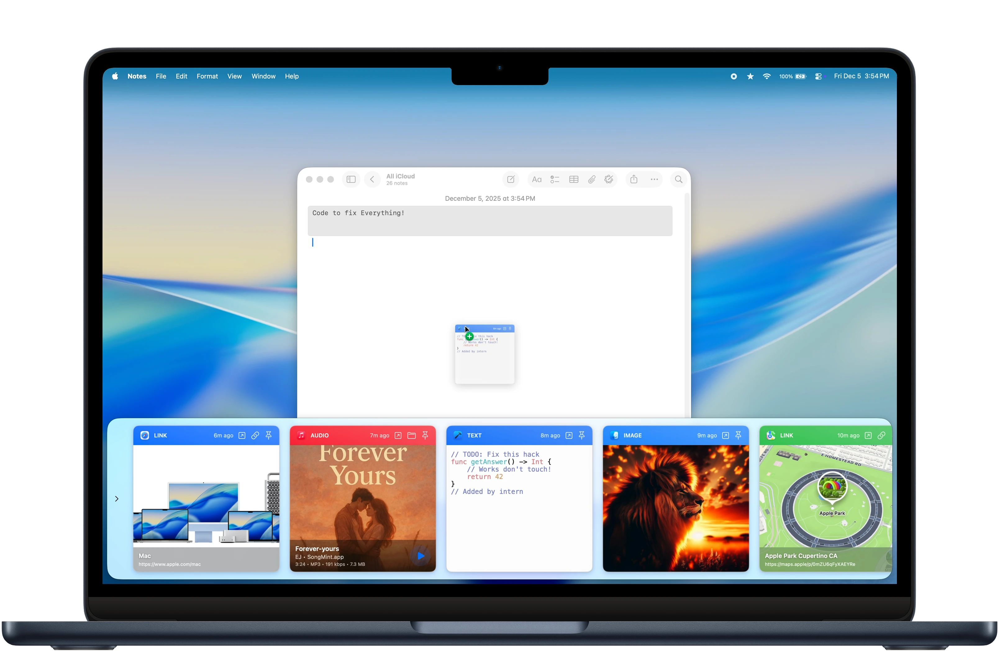 macOS clipboard tool with drag and drop support